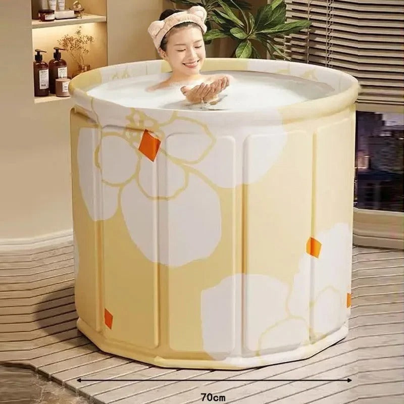 FlexiBad Deluxe – Foldable Bathtub for Adults and Children with Thermal Insulation