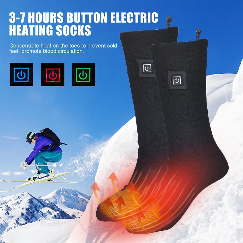 Wiederaufladbare Heizsocken für Outdoor-Enthusiasten