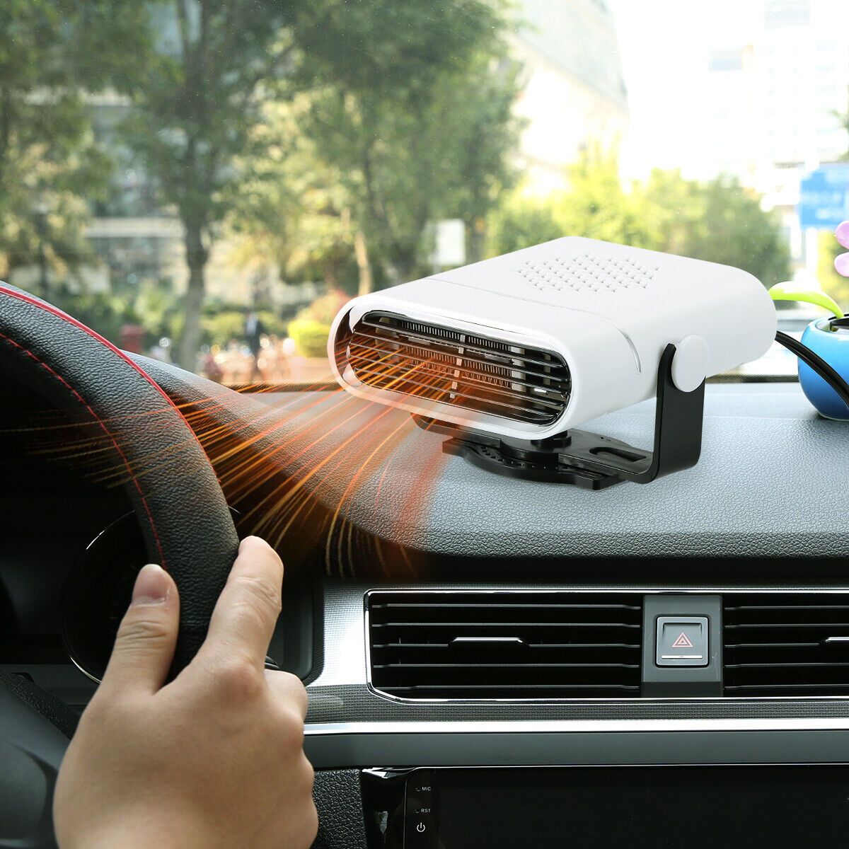 Portable Car Heater and Defroster - 150W Compact Heating and Cooling Device for Instant Comfort