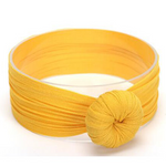Knotted Bow Headband for Girls - Soft Baby Turban Headband