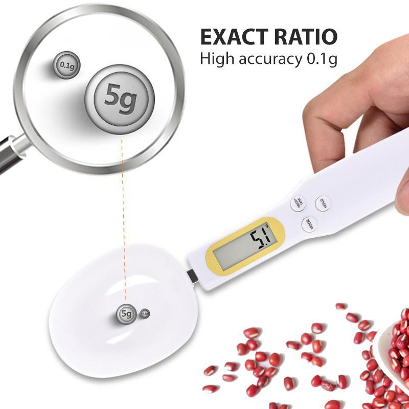 Electronic measuring spoon