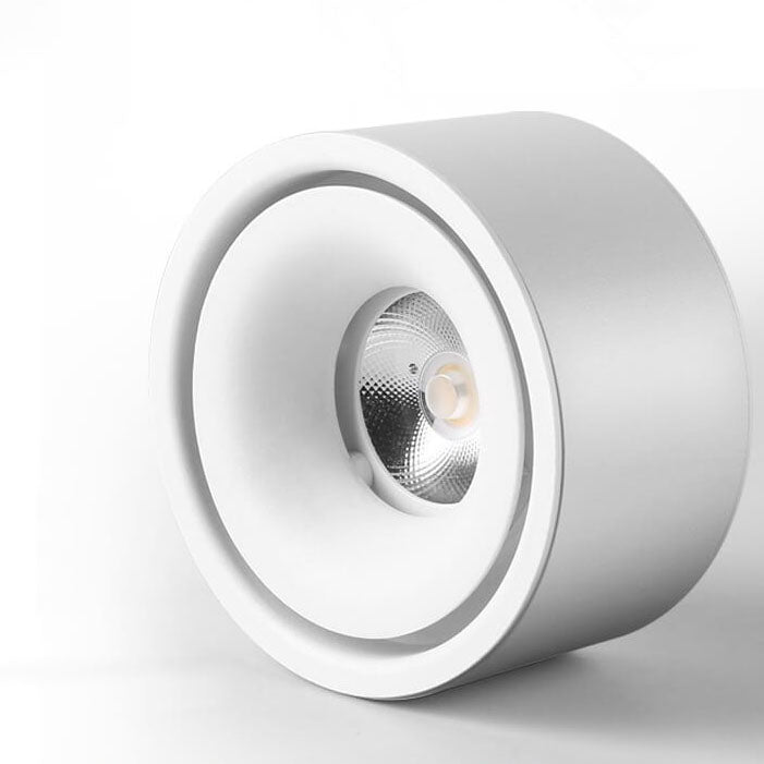 Moderne Runde LED Wandleuchte – Flexibler Aluminium-Wandstrahler