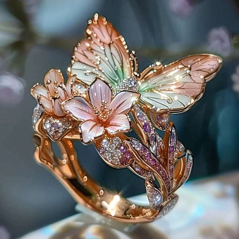 Ring with Butterfly Blossom