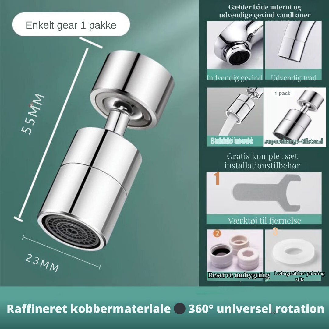 FlexiSpritz – 720° Freiheit für müheloses Spülen