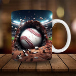 Cup with ball pattern