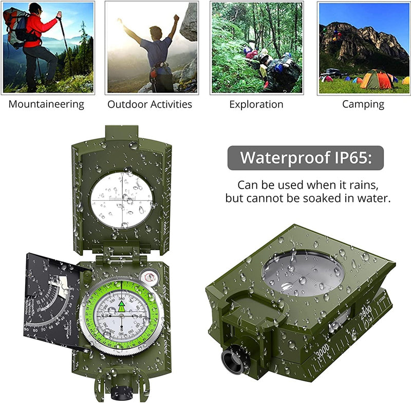 Multifunctional Military Navigation Compass