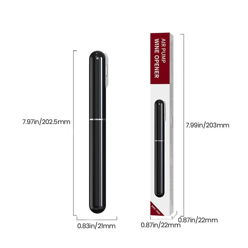 2-in-1 Luftdruck Weinflaschenöffner mit Folienmesser | Weinfreund