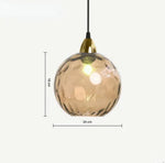 Elegant Glass Ball Pendant Lamp – AuraLicht