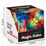 Creative magnetic building cube for versatile design possibilities