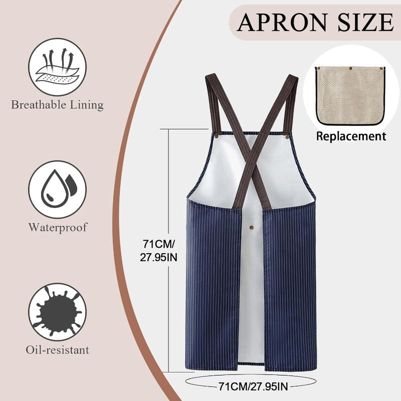 Work Apron with Crisscross Straps