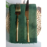 12 Pieces Cotton Linen Napkins for Table Decoration