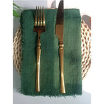 12 Pieces Cotton Linen Napkins for Table Decoration
