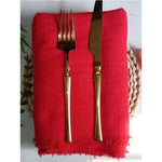 12 Pieces Cotton Linen Napkins for Table Decoration