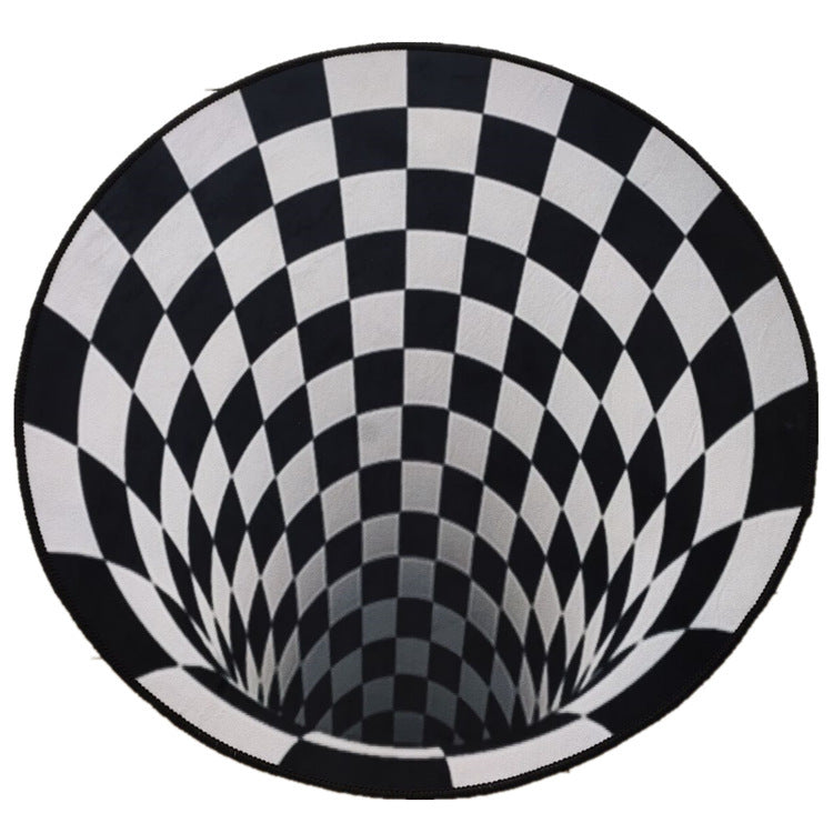 3D Illusion Rug for a Modern Ambiance