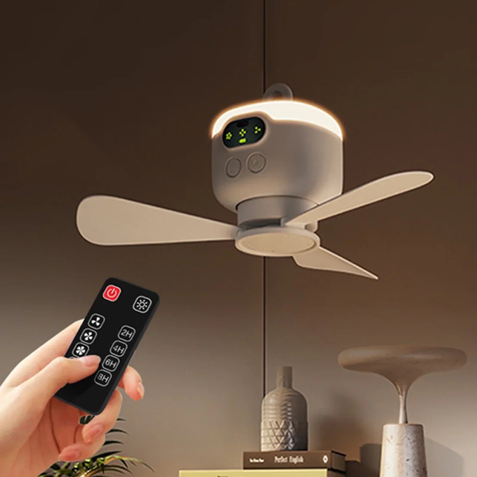 Outdoor Camping Fan - USB Rechargeable