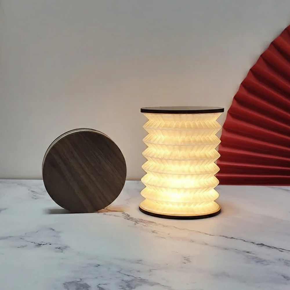Faltbare LED-Tischlampe mit Berührungsdimmung – USB-Akku für modernes Wohnen