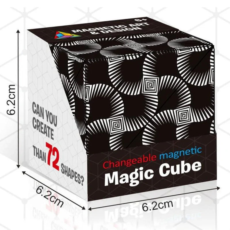 Creative magnetic building cube for versatile design possibilities