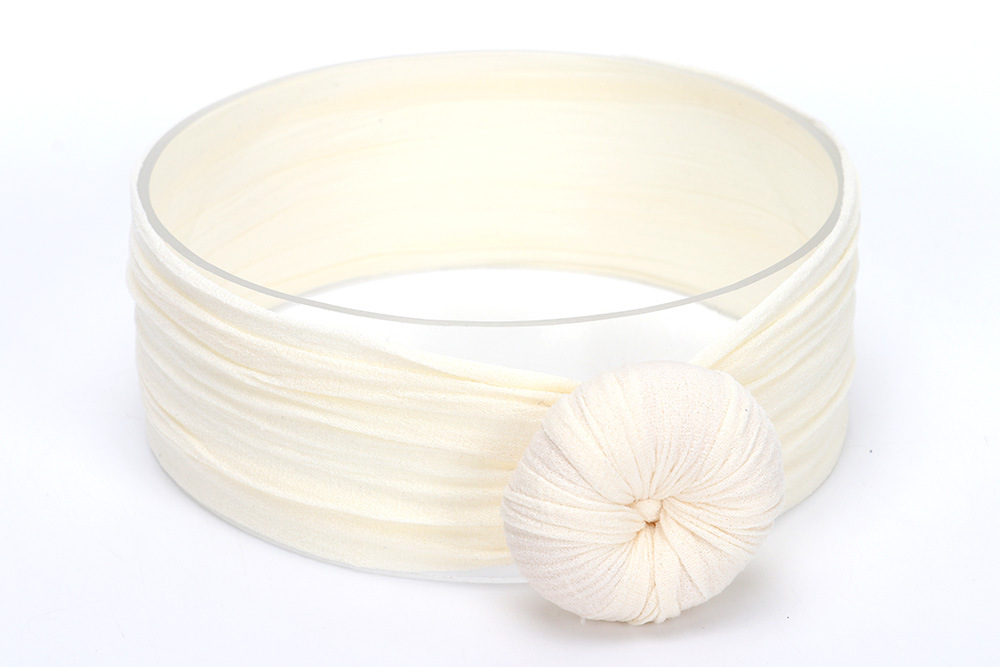 Knotted Bow Headband for Girls - Soft Baby Turban Headband