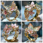 Ring with Butterfly Blossom