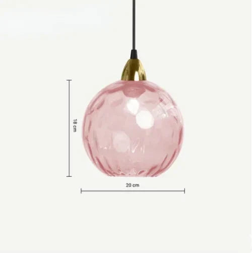 Elegant Glass Ball Pendant Lamp – AuraLicht