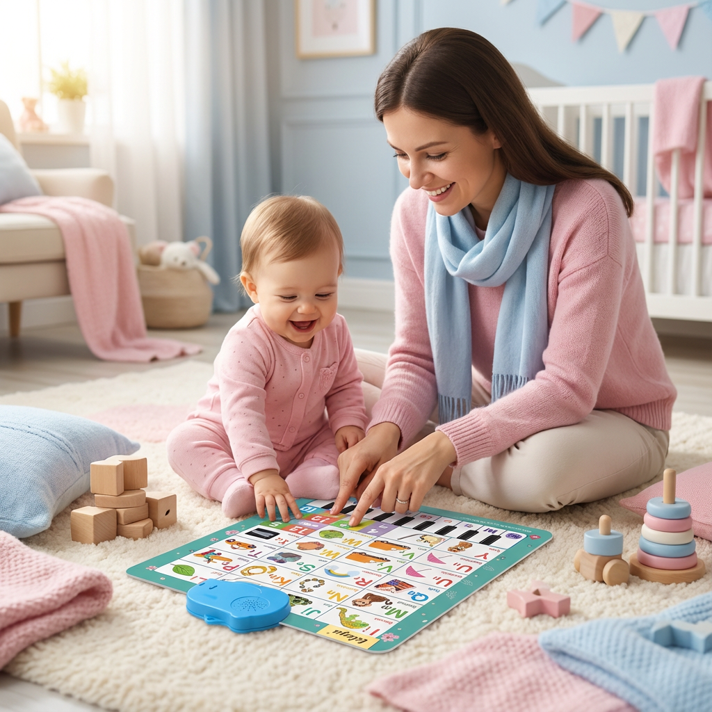 English Learning Wall for Kids with Voice Function