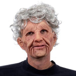 Alter Mann Maske | Realistische Latexmaske für Halloween