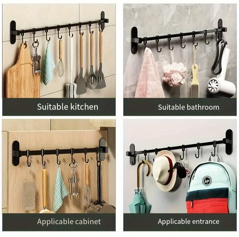 Wall Shelf for the Kitchen – Multifunctional Organizer for Lids, Spatulas, and Kitchen Utensils