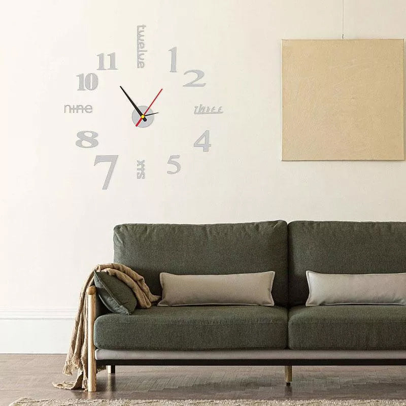 Moderne wanduhr ohne die – DIY Uhr für individuelles Design