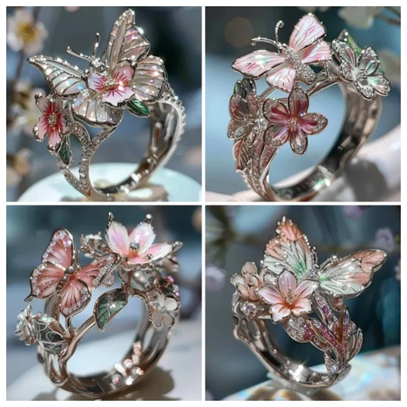 Ring with Butterfly Blossom