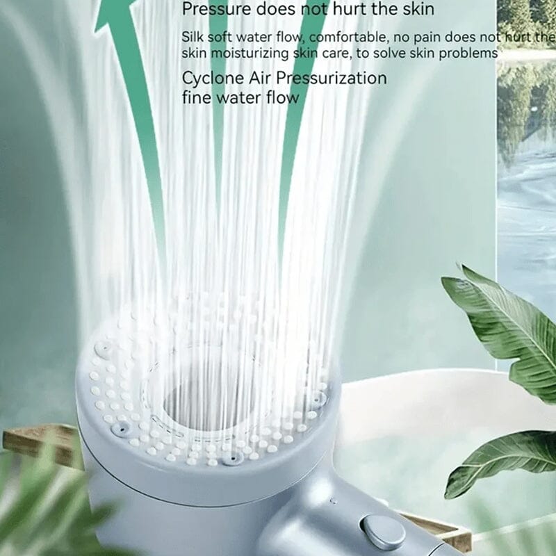 Doppelt leistungsstarker Wasserreinigungsfilter mit Handbesprüher
