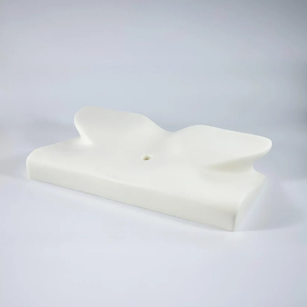 Ergonomisches Schlafkissen | Optimale Unterstützung für Nacken und Kopf | Weiß