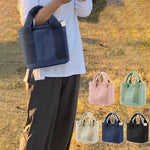 Linen tote bag for everyday use and shopping