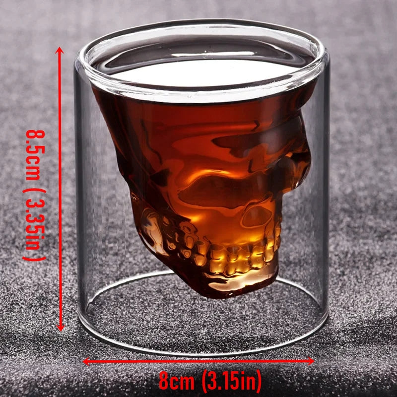 3D Skull Drinking Mug | SkullCraft
