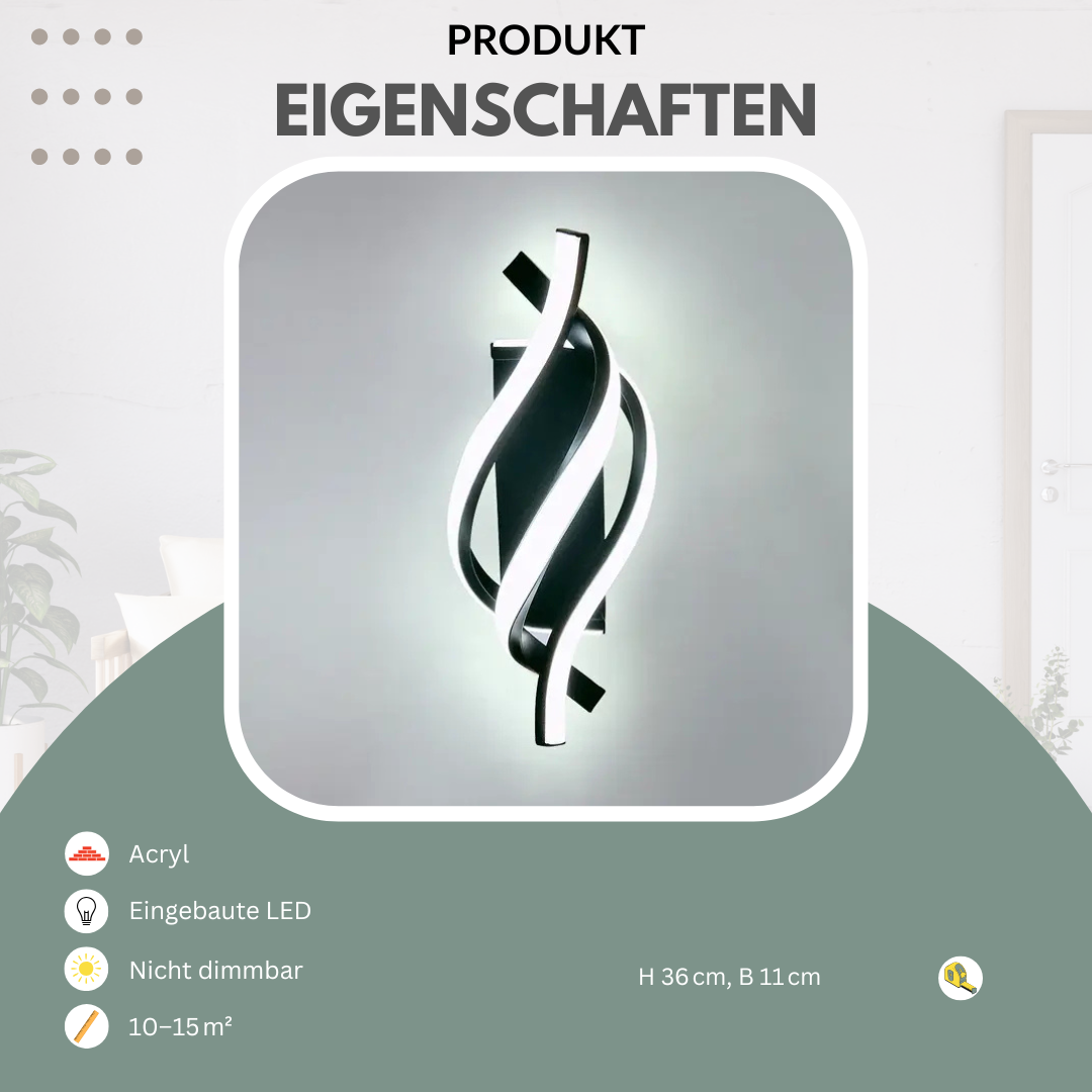 LumiSphere | Elegante LED-Wandlampe für stilvolle Räume