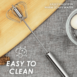Practical hand brush for easy preparation