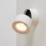 Moderne Runde LED Wandleuchte – Flexibler Aluminium-Wandstrahler