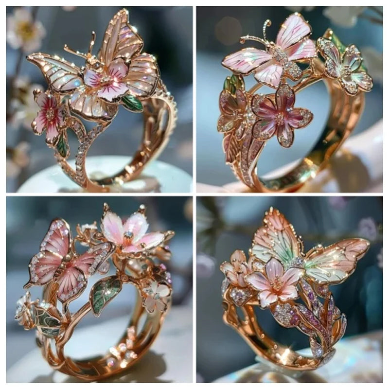 Ring with Butterfly Blossom