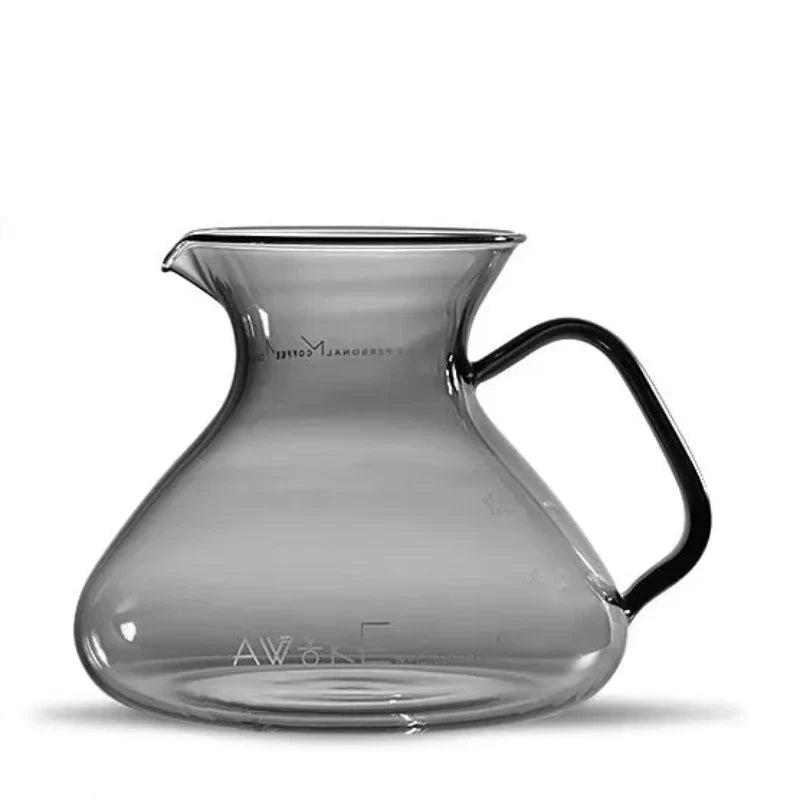 Elegant 450ml coffee maker made of heat-resistant glass