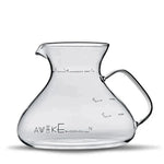 Elegant 450ml coffee maker made of heat-resistant glass
