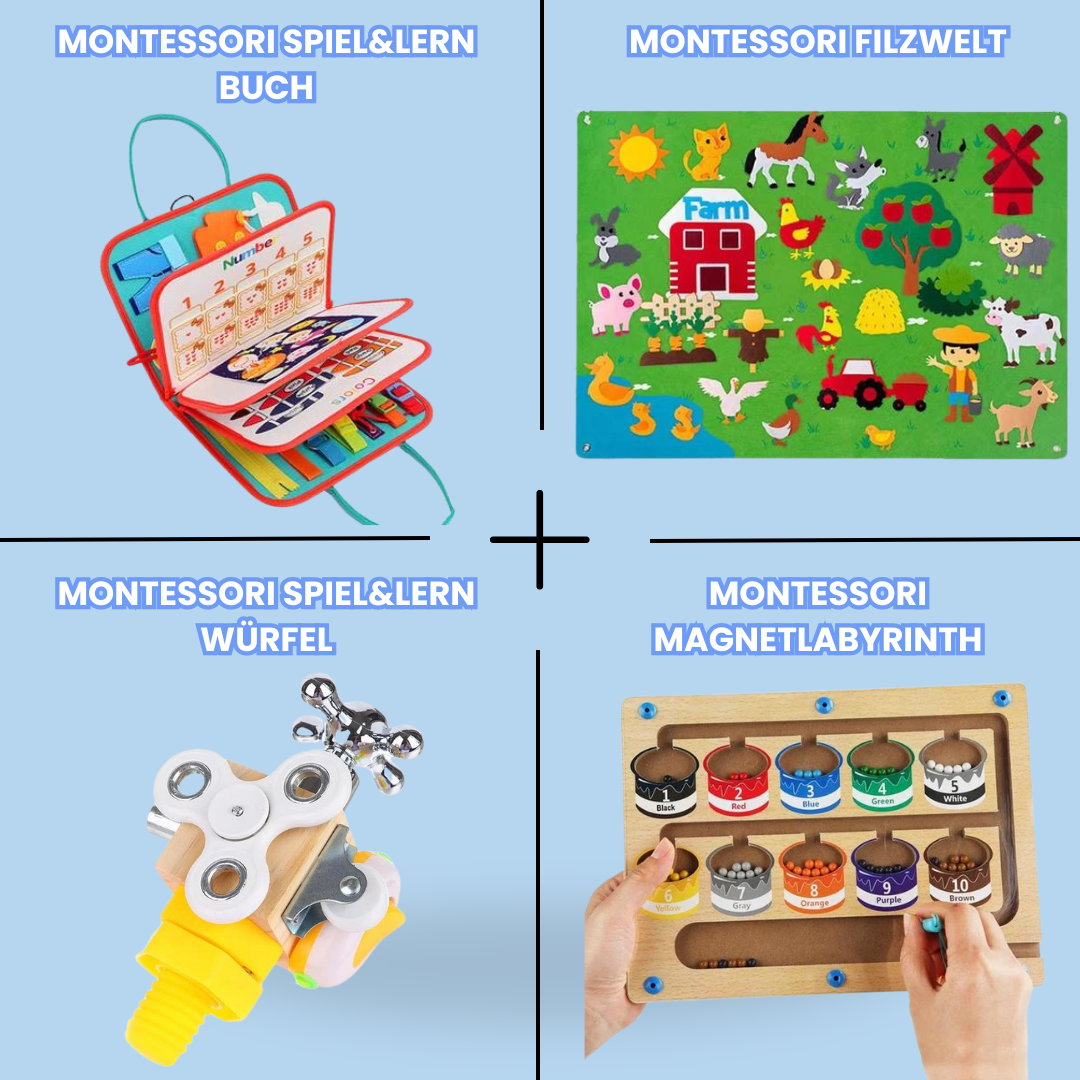 4-in-1 Montessori Learning and Play Set