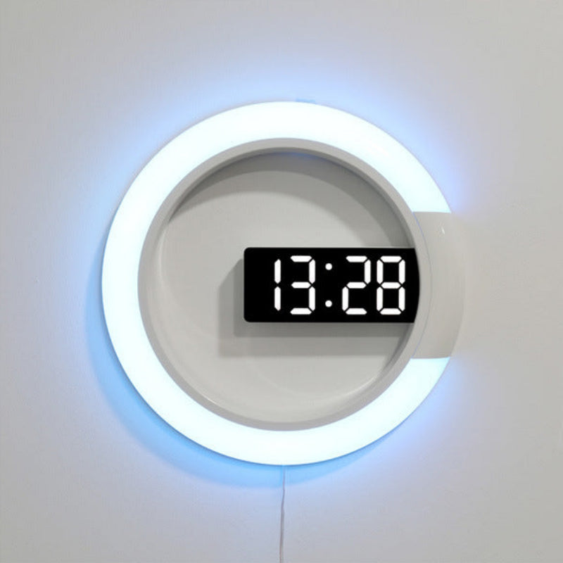 Elegante LED Wanduhr mit Fernbedienung – Stilvolle Beleuchtung für Zuhause und Büro