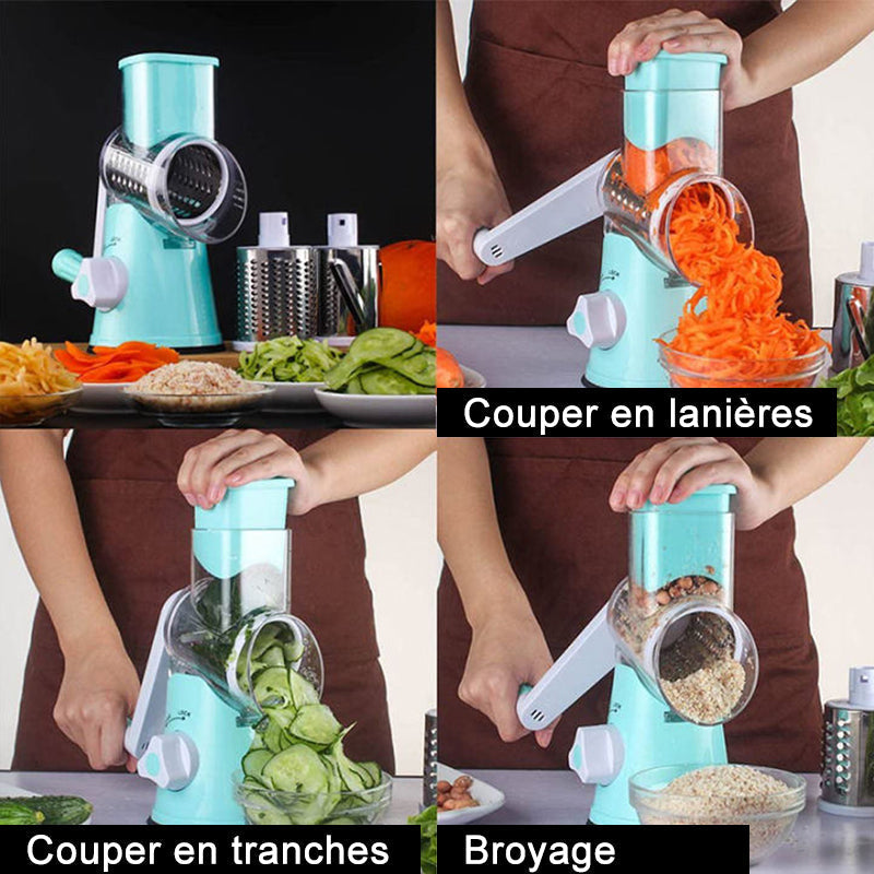 Multifunctional Vegetable Slicer with 3 Blades
