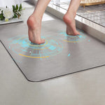Quick-Drying Diatomaceous Earth Bath Mat – Non-Slip, Absorbent Bathroom Mat