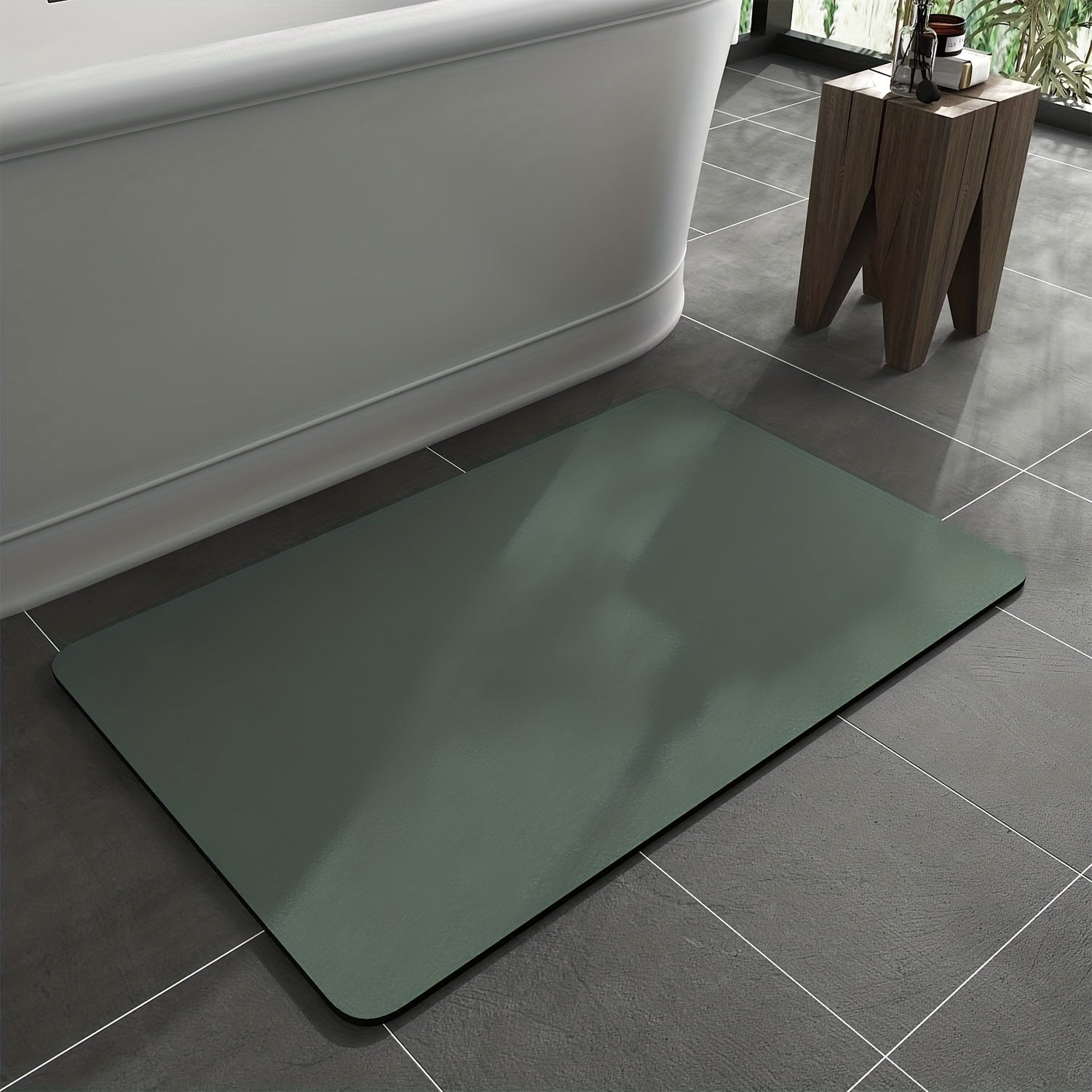 Quick-Drying Diatomaceous Earth Bath Mat – Non-Slip, Absorbent Bathroom Mat