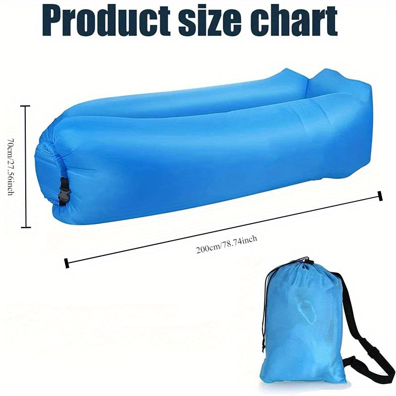 Inflatable Outdoor Relaxation Bench – No Pumping Required