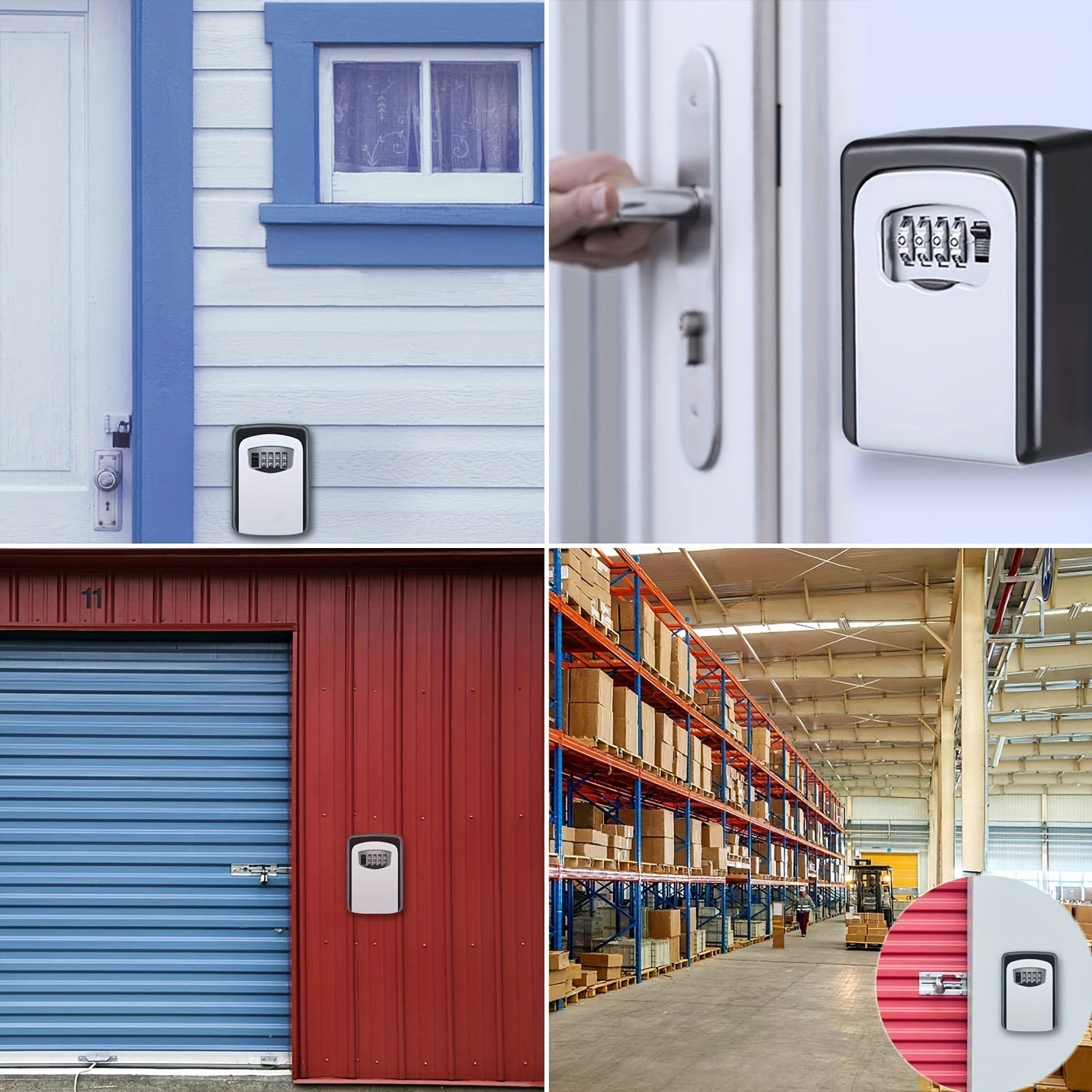 Weatherproof Outdoor Key Safe with Code