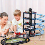 Abenteuerliche Feuerwehr-Garage mit Zubehör für kreative Kinder
