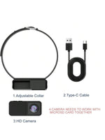 FidoVision | Wearable 160° Pet Camera for Cats & Dogs with 1080P HD Video – 32GB