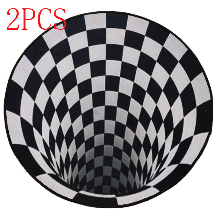 3D Illusion Rug for a Modern Ambiance