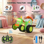 Toy tractor for children with limping function